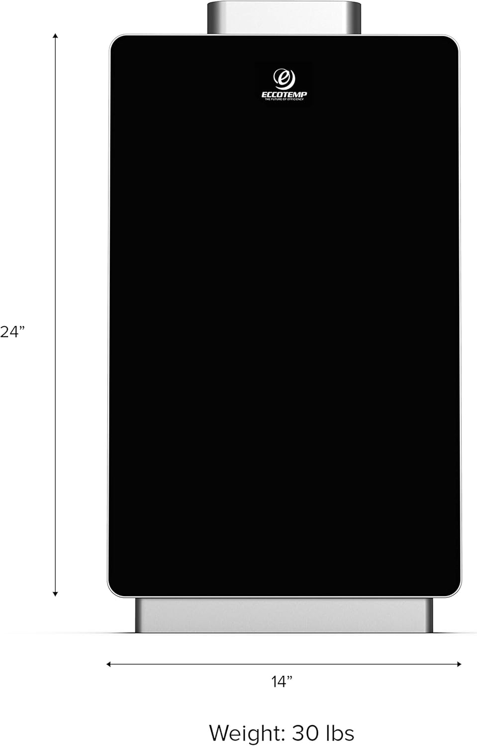 Eccotemp i12-LP water heater, 4 GPM, Black - - 