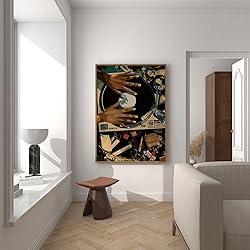 ZHGYGBN Abstract Music & Culture Canvas Wall Art