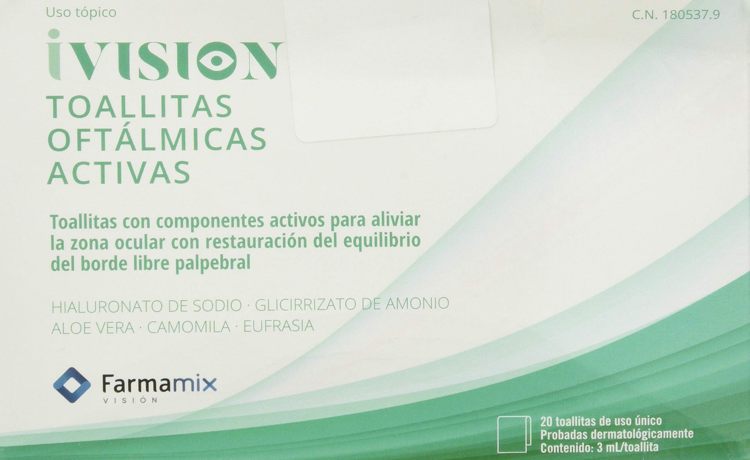 Farmamix Vision Active Wipes 20 Units 300 g