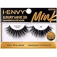 i-ENVY Luxury Mink collection 100% Real Mink (1 PACK, 6i-ENVY False Lashes Luxury Mink Collection Eyelashes 100% Real Mink Glamorous Eye Look Lashes Maximum Fluffiness 3D Multi-Curl Angle