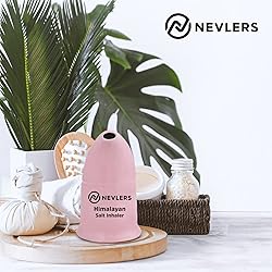 Nevlers Himalayan Salt Inhaler Ceramic with 6 Oz