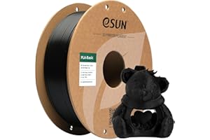 eSUN PLA Basic Filament 1.75mm, 1KG Spool (2.2 LBS) High Speed Printing 3D Printer PLA Filament,Designed for Fast Printing, Black