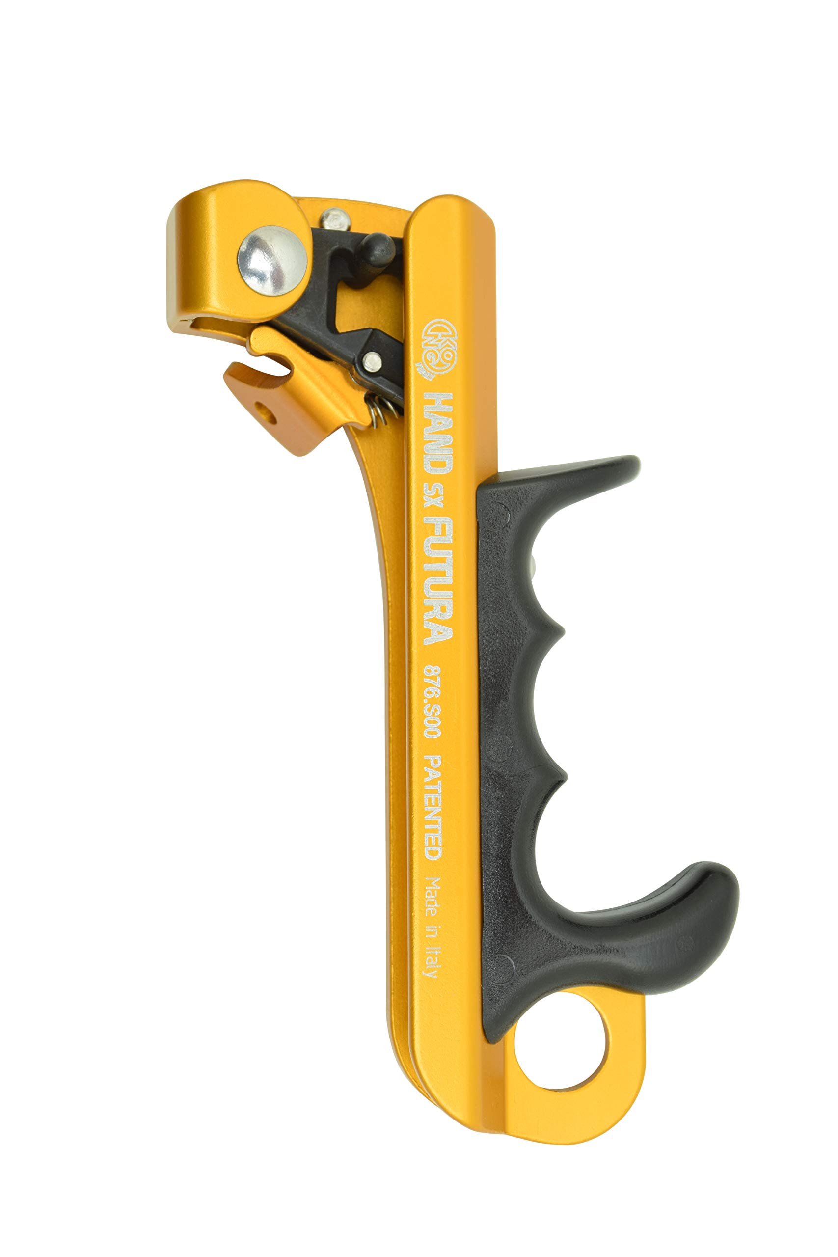 Kong Italy Futura Hand LH, Bloccante, Orange/Black, 140 mm