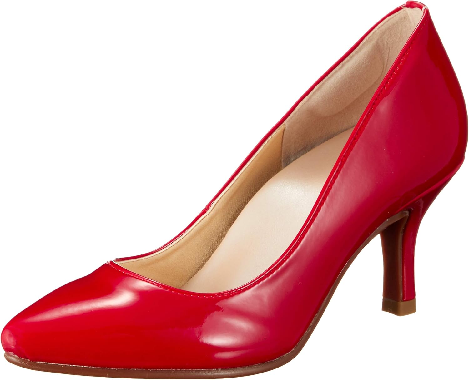 【ヴェリココ】パンプス P-402 レディース レッドエナメル調