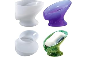 MTBOI Self-Draining Soap Holder Silicone Resin Mold, DIY Soap Tray, Epoxy Resin Casting Mold