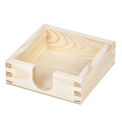 Bierdeckelhalter für quadratische Bierdeckel Bierdeckelbox Holz Bierdeckelständer