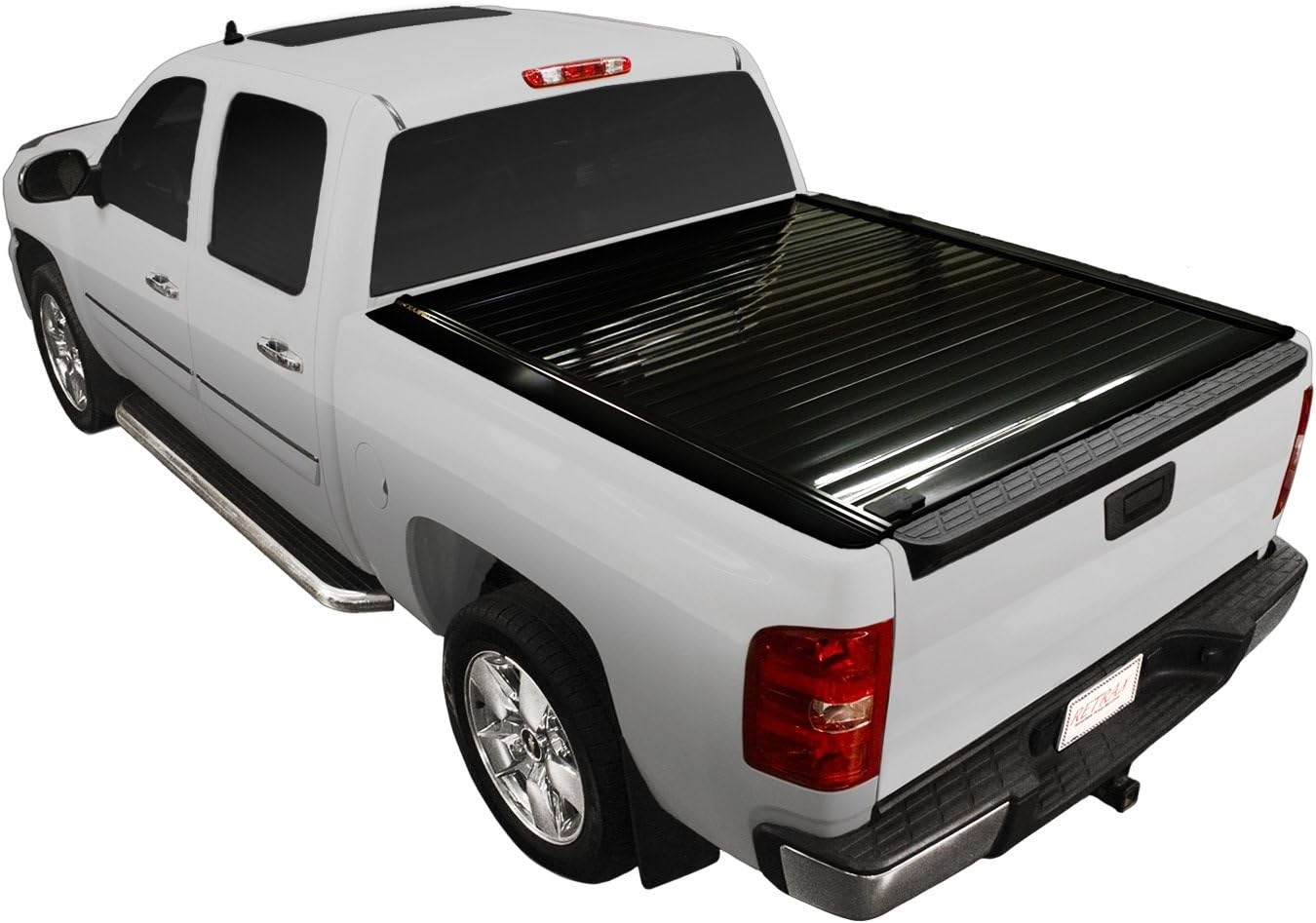 Amazon Com Retrax 80367 Retraxpro Mx Retractable Tonneau Cover Rugged Aluminum Construction W Stake Pocket Cut Out Rails Matte Black Automotive