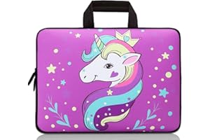 RUYIDAY Universal 7-9 Inch Kids Tablet Sleeve, Portable Neoprene Carrying Case Bag Fits 7" 8" 8.5" 8.9" 9" Apple iPad Mini, S