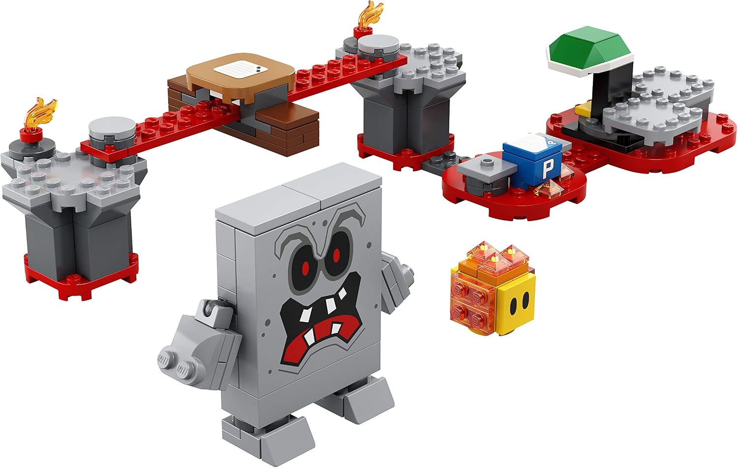 LEGO 71364 Super Mario Whomp’s Lava Trouble Expansion Set Buildable Game, Weiß, standard size - Image 3