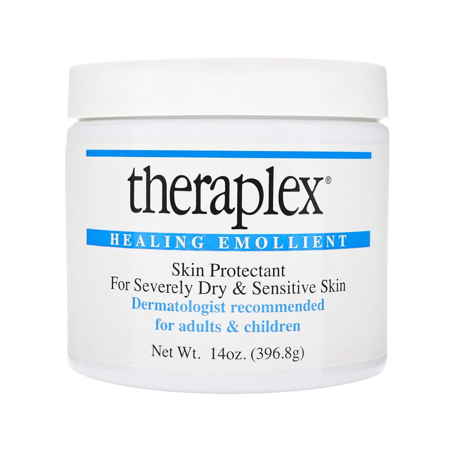 Theraplex Healing Emollient - Long Lasting Skin Barrier Protection for Severe Dry Skin, No Parabens or Preservatives, Noncomedogenic and Hypoallergenic, Dermatologist recommended (8 oz): Health & Personal Care