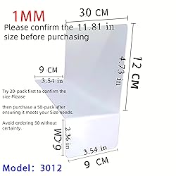 8Gnituhs 20 Pcs 30 * 12CM 1MM Separator Shelf