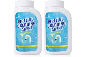UNLOSHE Pipeline Dredging Agent, Drain Clog Remover, Powerful Unclog Sink Drain Cleaner, for Kitchen Bathroom Sinks, Tubs Pipe Cleaning Tool (2PCS)