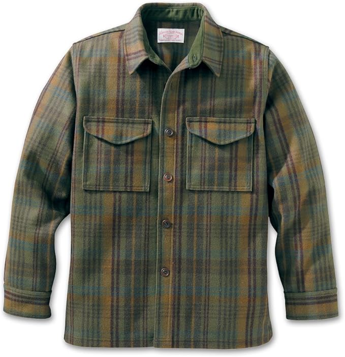 Filson 10234 Wool Jac Shirt Extra Long (50, Hawthorne Plaid) at Amazon Men’s Clothing store