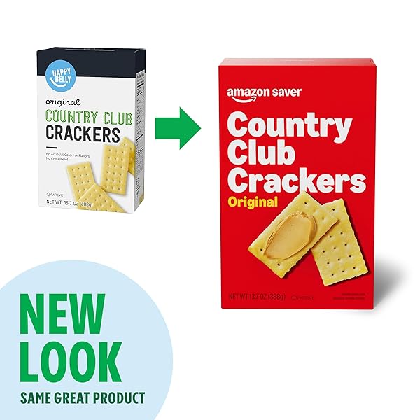 AMAZON SAVER, ORIGINAL COUNTRY CLUB CRACKERS, 13.7 OZ