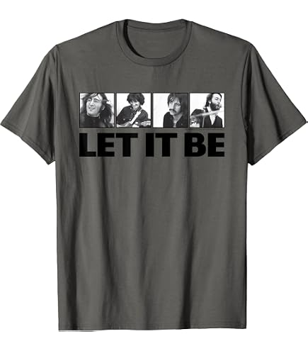 Amazon.com: The Beatles - Let It Be T-Shirt : Clothing, Shoes