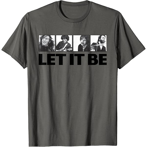 Amazon.com: The Beatles - Let It Be T-Shirt : Clothing, Shoes