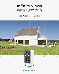 ieGeek Security Cameras Wireless Outdoor Pan