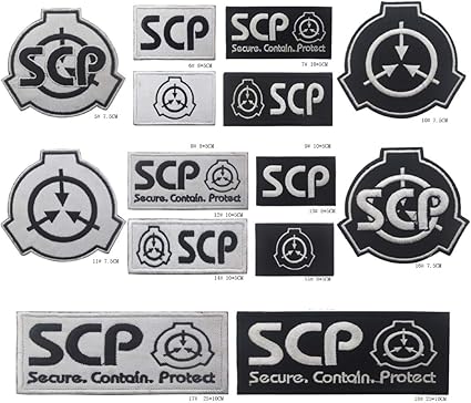 Amazon Com Oysterboy 14pcs Assorted Size Thread Embroidered Tactical Hook And Look Backed Patch Scp Containment Procedures Foundation Secure Contain Protect Arts Crafts Sewing