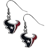Siskiyou NFL unisex-adult Chrome Dangle Earrings