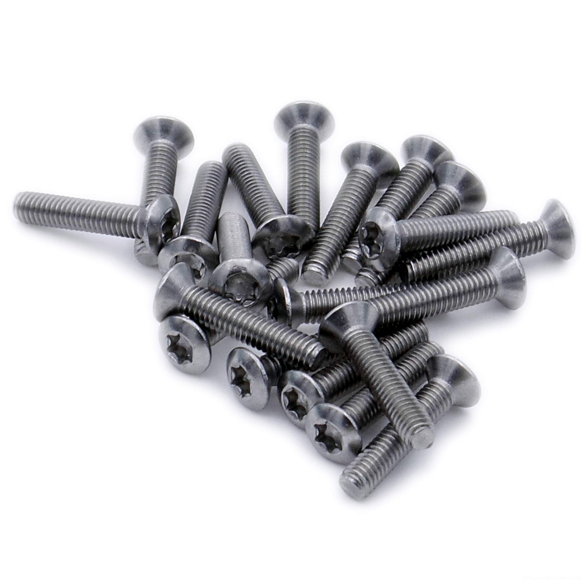 M3 (3mm x 5mm) TX Socket Raised Countersunk Machine Screw (Bolt) - Stainless Steel (A2) (Pack of 20)