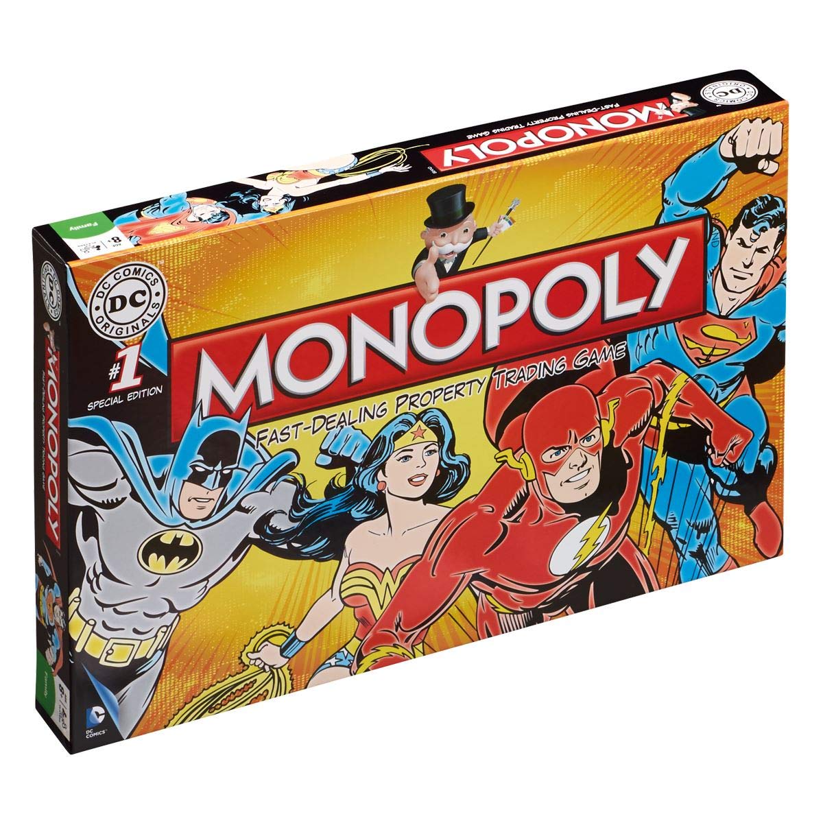 Winning Moves DC Comics Retro Monopoly Board Game — image 1