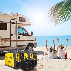 Aceup Energy 4000 Watt Dual Fuel Inverter Generator