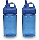 Nalgene Tritan Grip-N-Gulp Kids Water Bottle, Slate Blue - 2