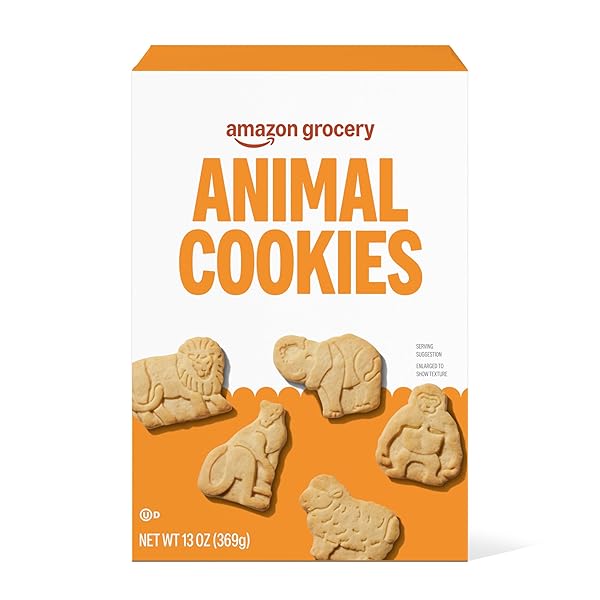 AMAZON GROCERY, ANIMAL COOKIES, 13 OZ
