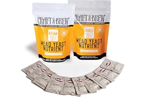 Craft A Brew - Mead Yeast Nutrient Bundle - Lalvin D47 Yeast - For Fermentation - Home Brewing Ingredients - Mead Making Supplies - Yields 10 Gallons