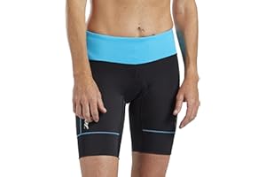 Zoot Women’s Core 8-Inch Tri Shorts, Quick Dry Performance Triathlon Short with Cycling Chamois Pad, Pockets & UPF 50+ Fabric