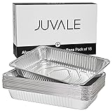 Juvale 15 Pack Aluminum Foil Pans 21 x 13, Full