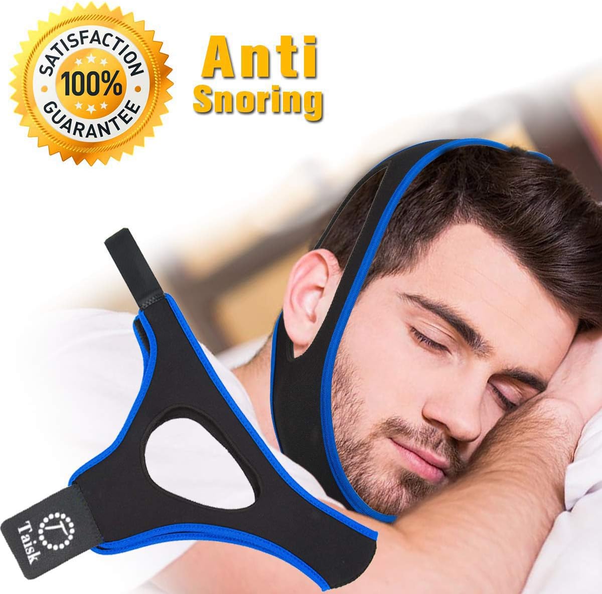 Strap to Stop Snoring, Anti-snoring Unisex Jaw Belt, Get Restful Sleep and Wake Up Energized. Adjustable Chin Strap.: Kitchen & Dining