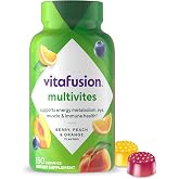 Vitafusion Multivitamin Gummies | 150 Count | Daily Energy Support for Men and Women | Vitamin A B C D E | Fruit Flavor | Gluten and Dairy Free Adult Multivites Supplement