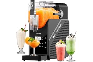 Slushy Machine 88 oz, 7-in-1 Slushie Machine for Home, Professional Frozen Drink Maker with LED Display, Auto-Clean, No Ice N