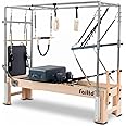 Faittd Pilates Reformer,Pilates Reformer Equipment with Reformer Accessories, Reformer Box, Padded Jump Board, Reformer Pilates Machine for Home Workouts