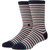 Stance "Chiclets" Waffle Knit Cotton Blend Crew Socks