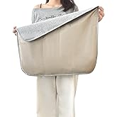 EMIKITS Faraday Blanket for Protection While Using Your Laptop and Phone, Cotton with Faraday Diamond Lattice Fabric Mat Grey 21" x 18"