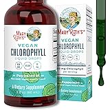 Organic Chlorophyll Liquid Drops by MaryRuth's | Vegan Liquid Chlorophyll | Energy Supplement Natural Deodorant Liver Functio
