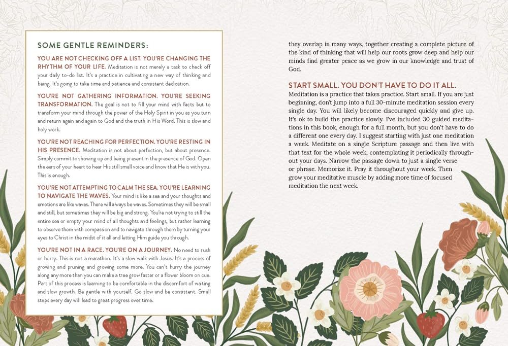 Present in Prayer: A Guided Invitation to Peace Through Biblical Meditation (30 Devotional Meditations on Scripture to Guide You in Prayer) – The Perfect Christian Gifts for Women