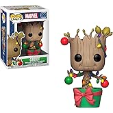 Funko Pop Marvel: Holiday, Guardians of The Galaxy - Groot Collectible Figure, Multicolor