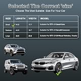 PEYOU Car Window Shades 2 Pack 44.9x17.7 in Universal Fit Rear Windows view 7