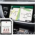 2024 New A15 Navigation SD Card OEM#GM5T-19H449-AJ,SD Card Coverage Canada USA for Car GPS Navigation System,Car Accessories Compatible with Ford 2013-2015 C-Max Lincoln 2015 MKC