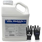 Agrisel Bifenthrin Pro 7.9, Insect Control, Safe for Plants & Crops, Insecticide, Effective Against 125+ Insects, Includes 3-Pack of Agrisel Protective Gloves, 1 Gallon