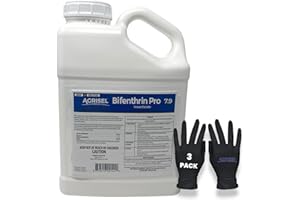 Agrisel Bifenthrin Pro 7.9, Insect Control, Safe for Plants & Crops, Insecticide, Effective Against 125+ Insects, Includes 3-Pack of Agrisel Protective Gloves, 1 Gallon