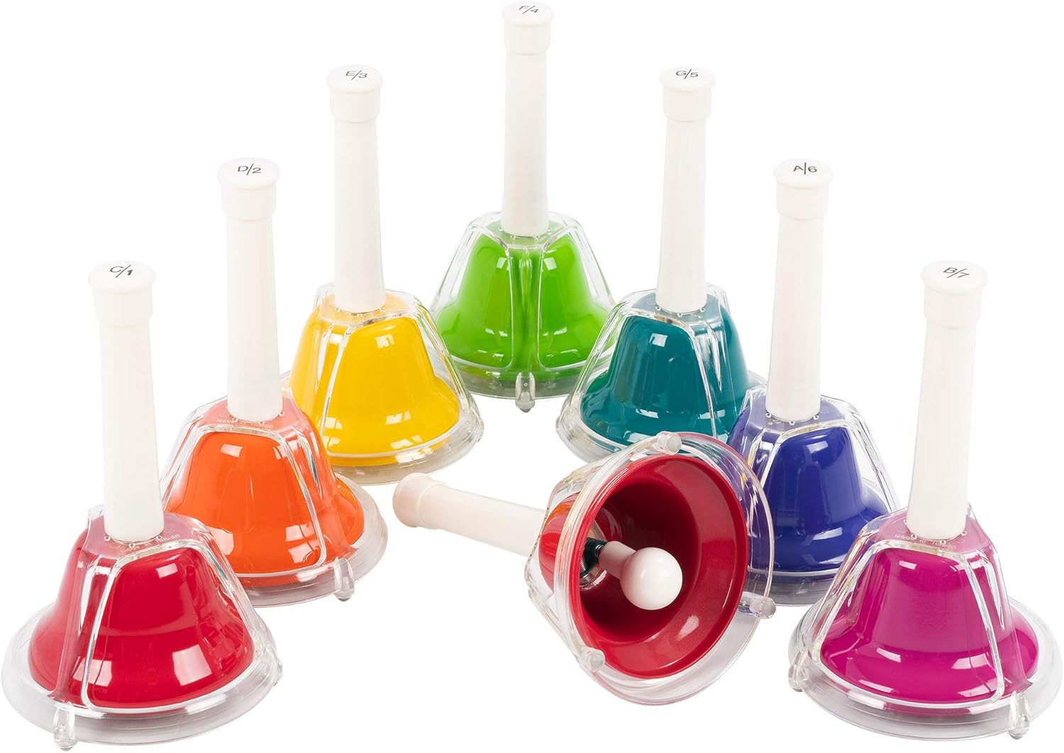 Percussion Plus Combi Bells Set of 8, Multicolor Amazon.co.uk Musical