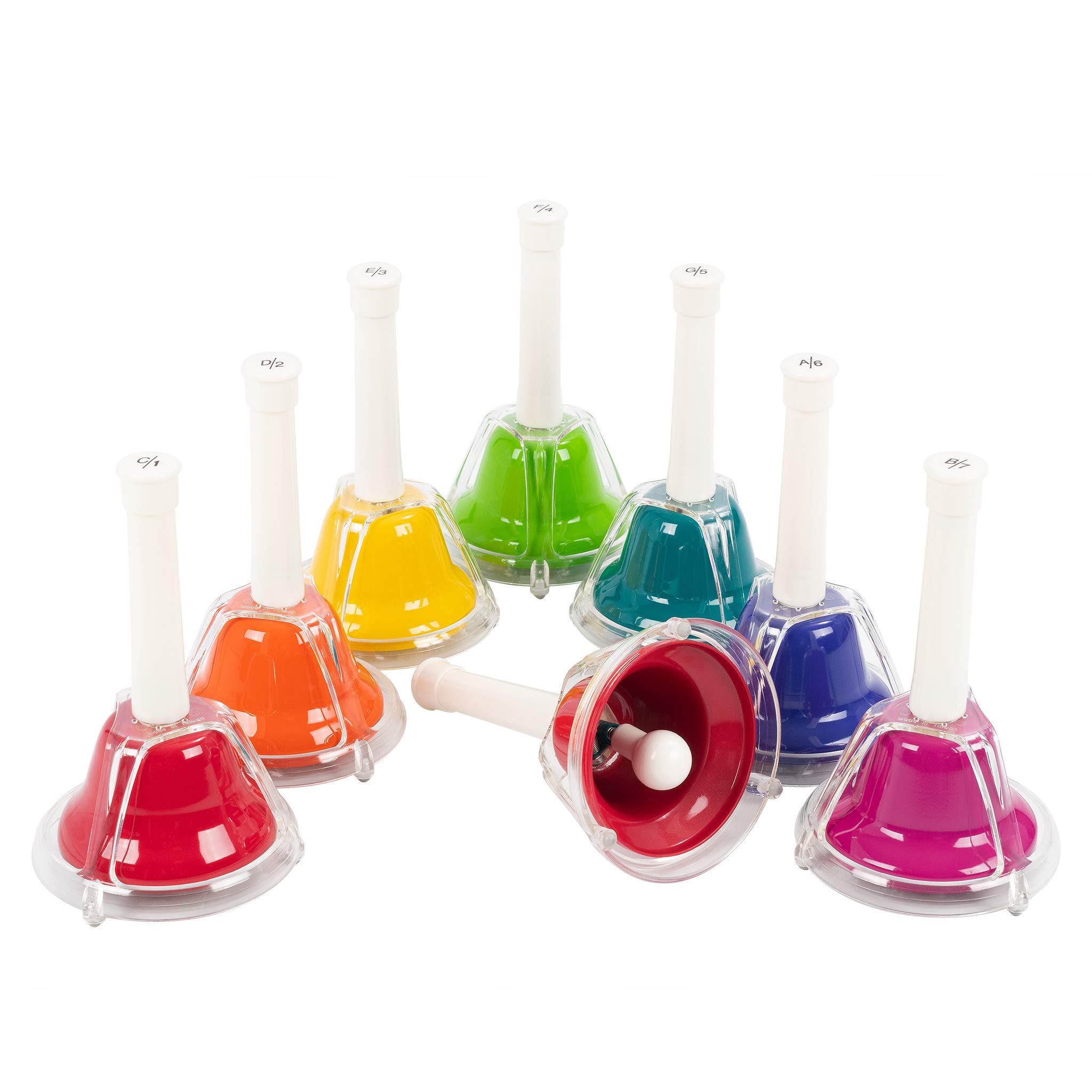 Percussion Plus PP275 Combi Bells Set of 8, Multicolor