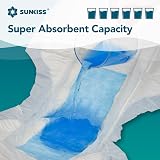 SUNKISS Adult Nappies Ultimate Absorbency Overnight Medium 48 Count view 2