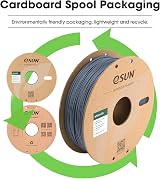 eSUN PLA+ Filament 1.75mm 1KG Grey High Speed 3D Printer Filament view 6