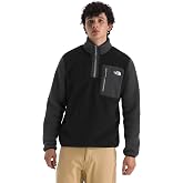THE NORTH FACE Men's Yumiori Quarter Zip Jacket | Lightweight Fleece Coat With Embroidered Logo, Secure Zip Chest Pocket