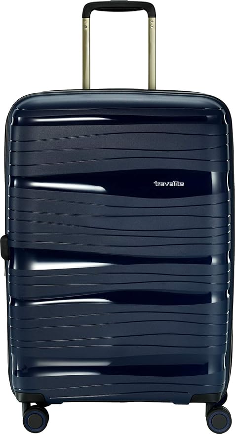 Travelite Leichter, robuster und beweglicher Rollen-Reisekoffer Trolley „Motion“ mit Hartschalen in 4 Farben Koffer, 67 cm, 7